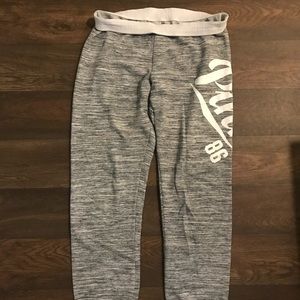 PINK grey sweats! Size XS!